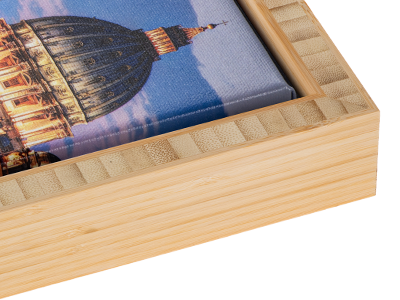 Slim Float Frame - Natural Bamboo