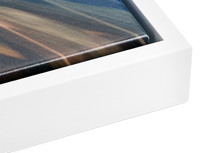 Slim Float Frame - White